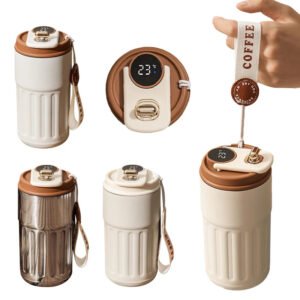 Alternative view of ThermosBottle Coffee Thermos with Digital LED Temperature Stainless Steel Thermal 450 ml